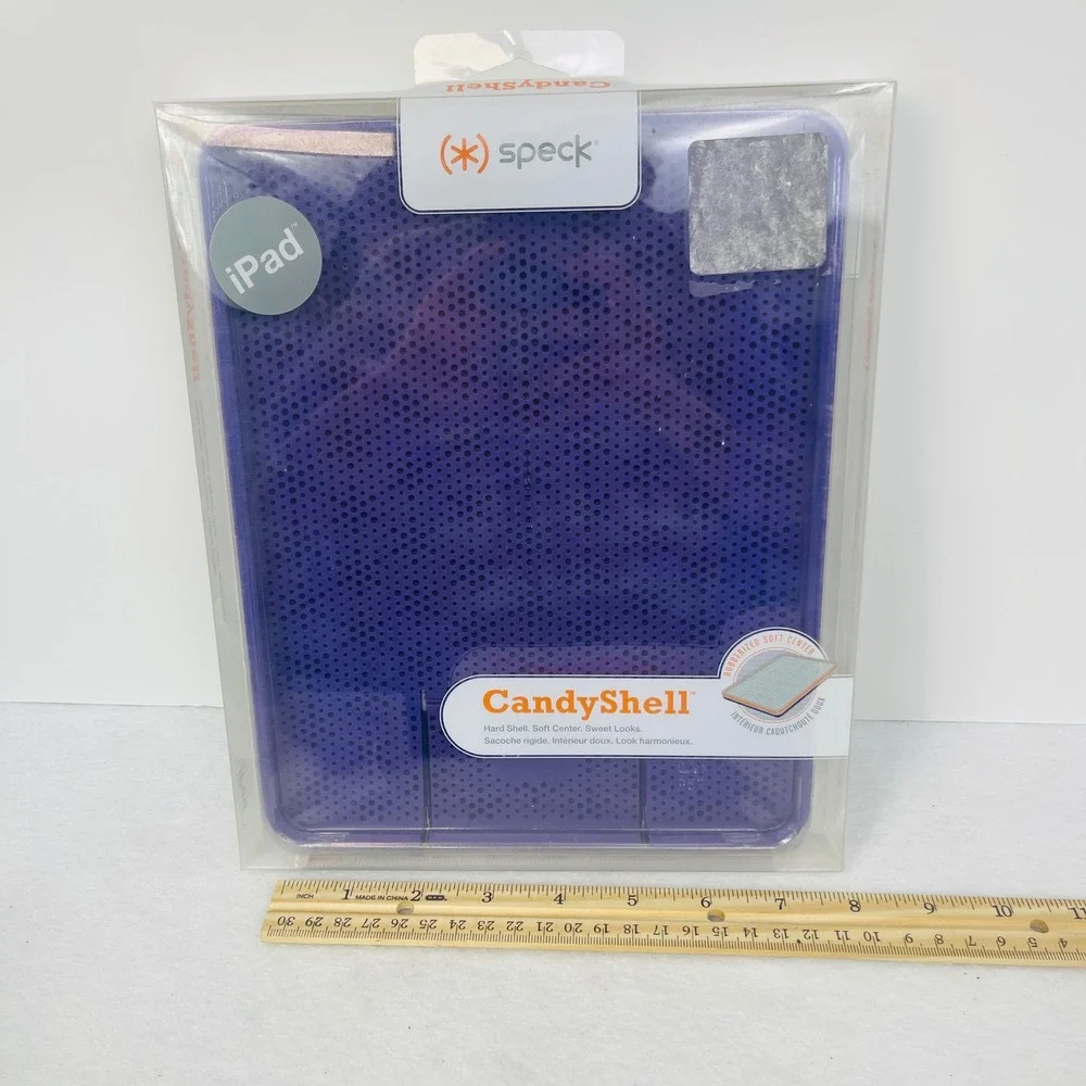 Speck CandyShell iPad Case Purple Hard Shell Soft Center IPAD-CNDY-A15A13